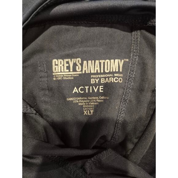 Grey’s Anatomy by Barco Active Men’s Scrub Pants – Size XLT – Black - Picture 3 of 5